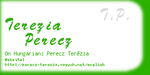 terezia perecz business card